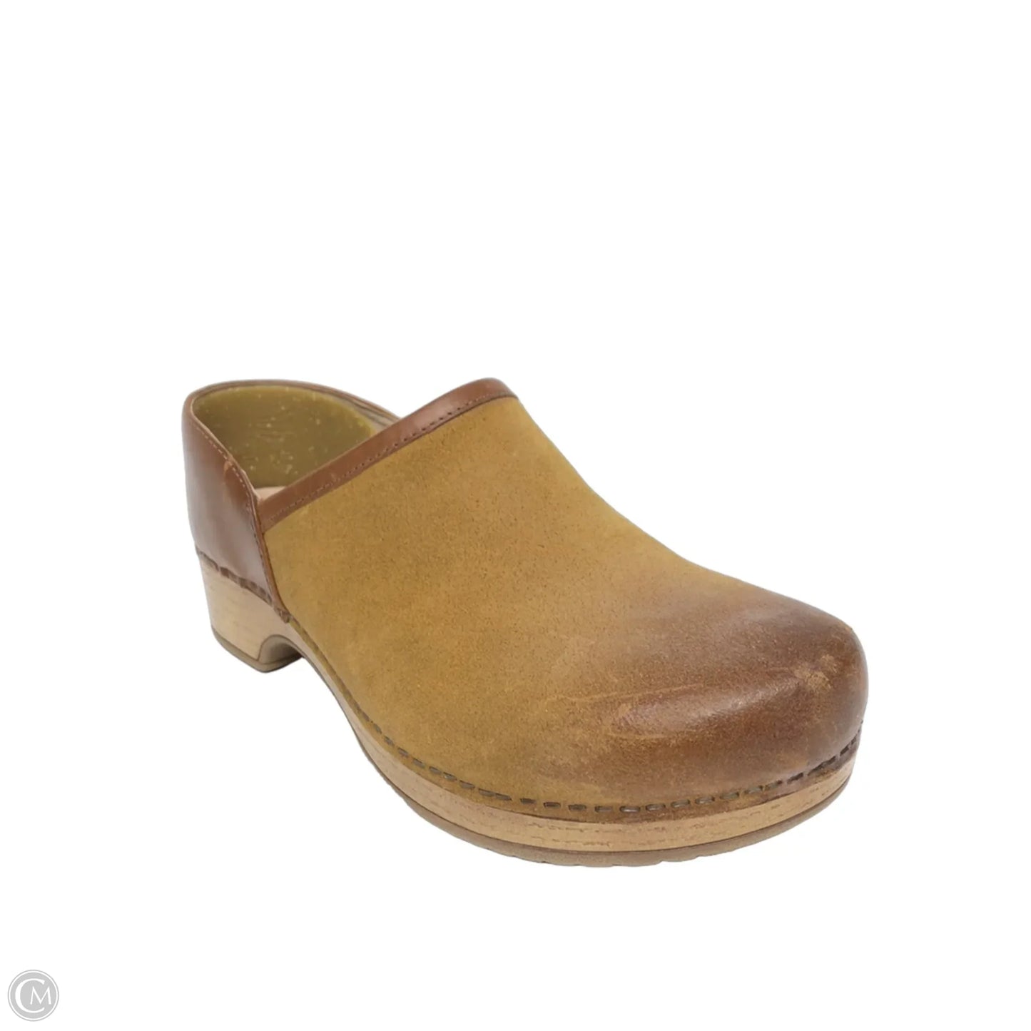 Shoes Heels Wedge By Dansko In Brown, Size: 9