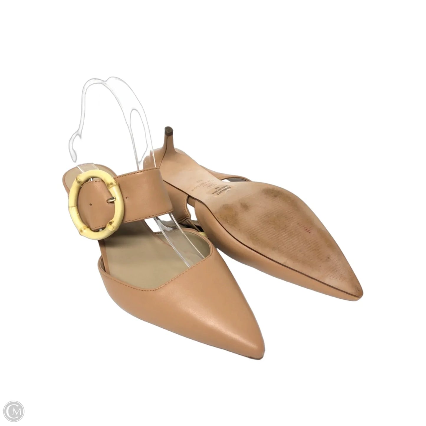 Shoes Heels Kitten By Ann Taylor In Tan, Size: 8