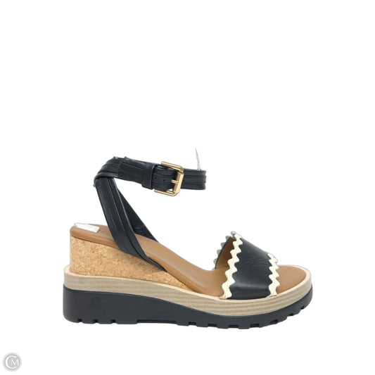 Sandals Designer By See By Chloe In Black, Size: 8