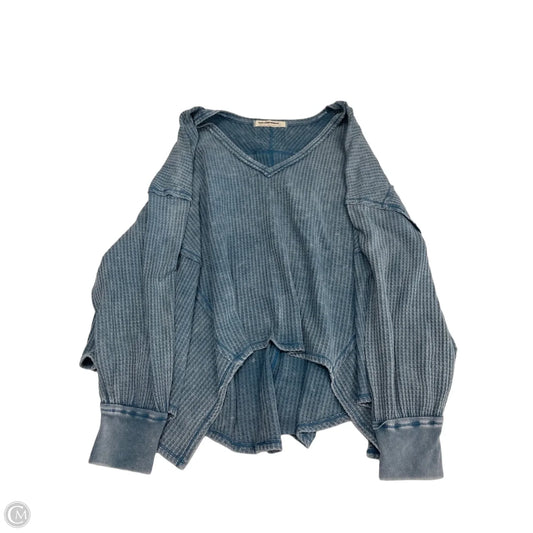 Top Long Sleeve By We The Free In Blue, Size: L
