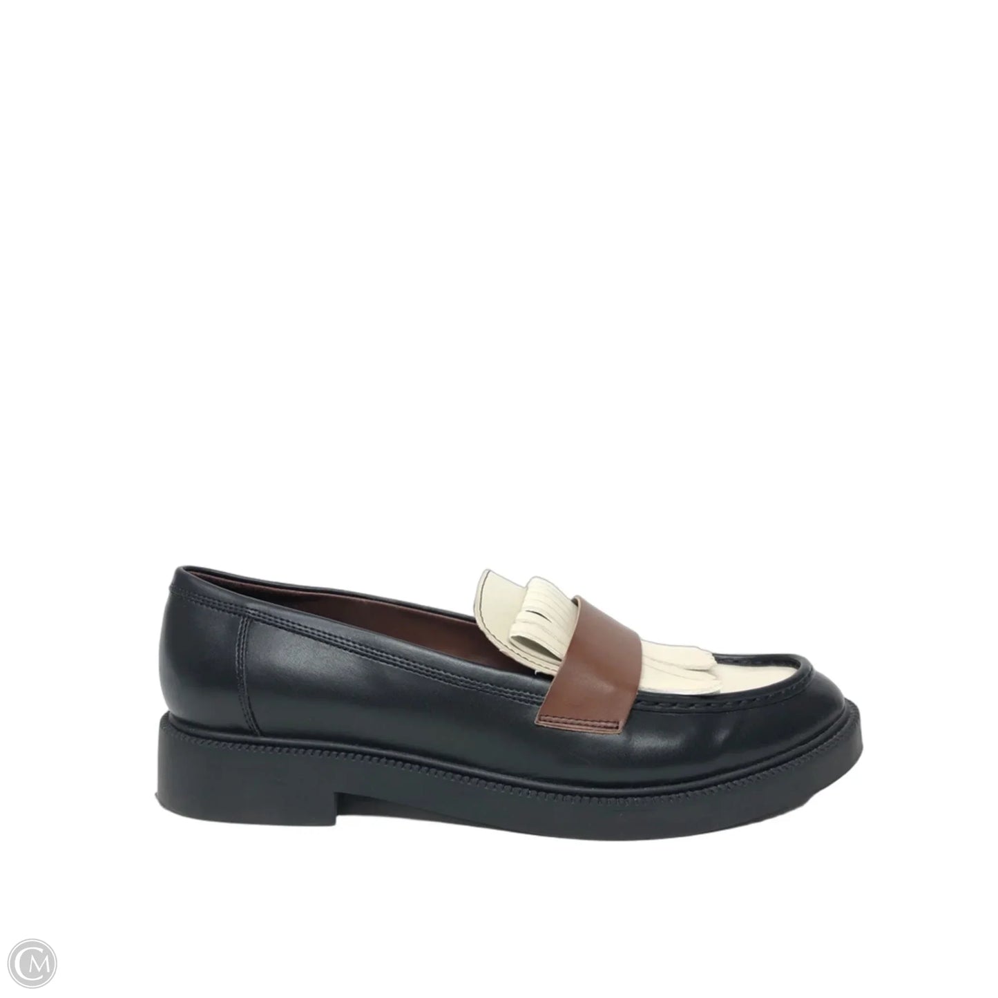 Shoes Flats By Marc Fisher In Black & Cream, Size: 11