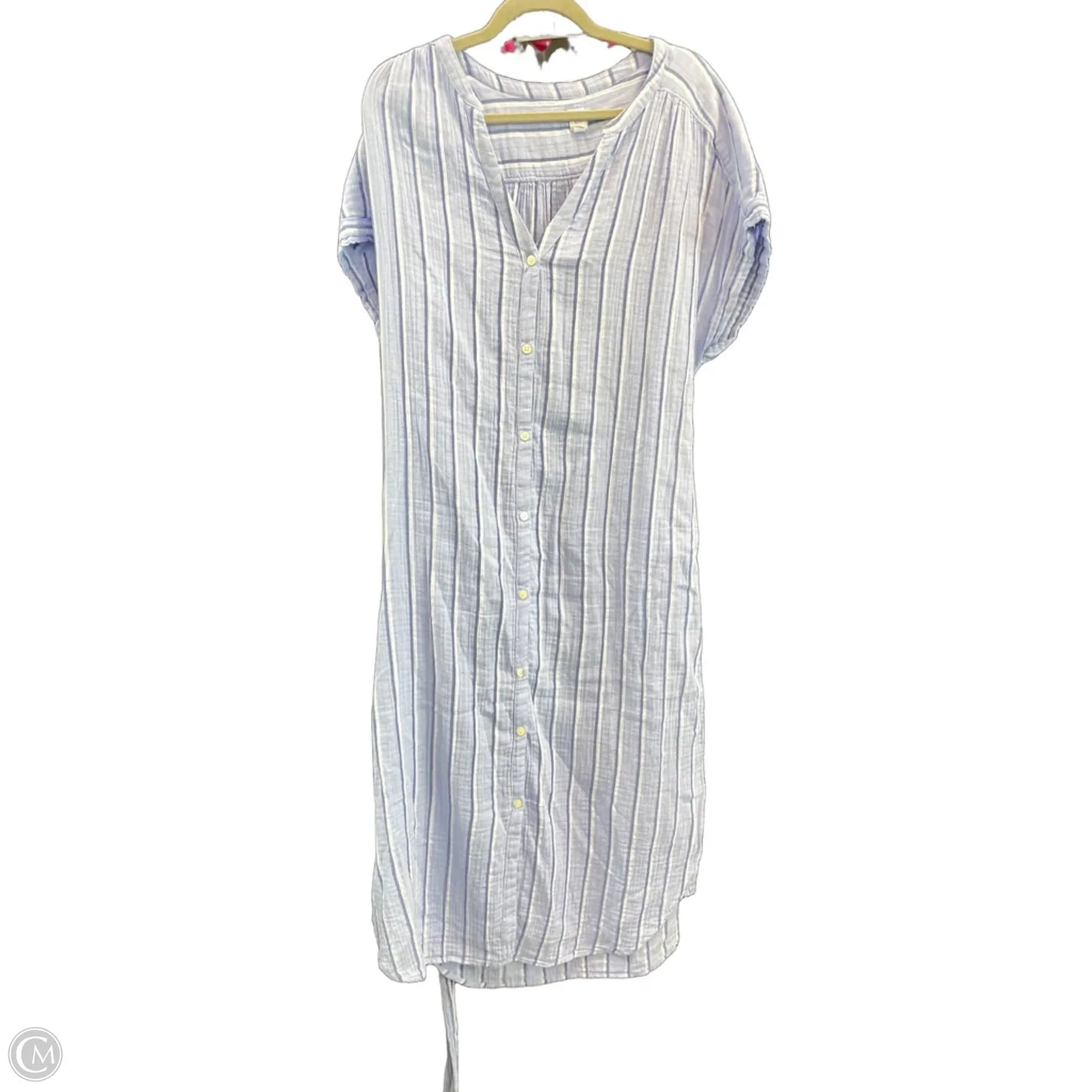 Dress Casual Midi By Gap In Blue, Size: Xxl