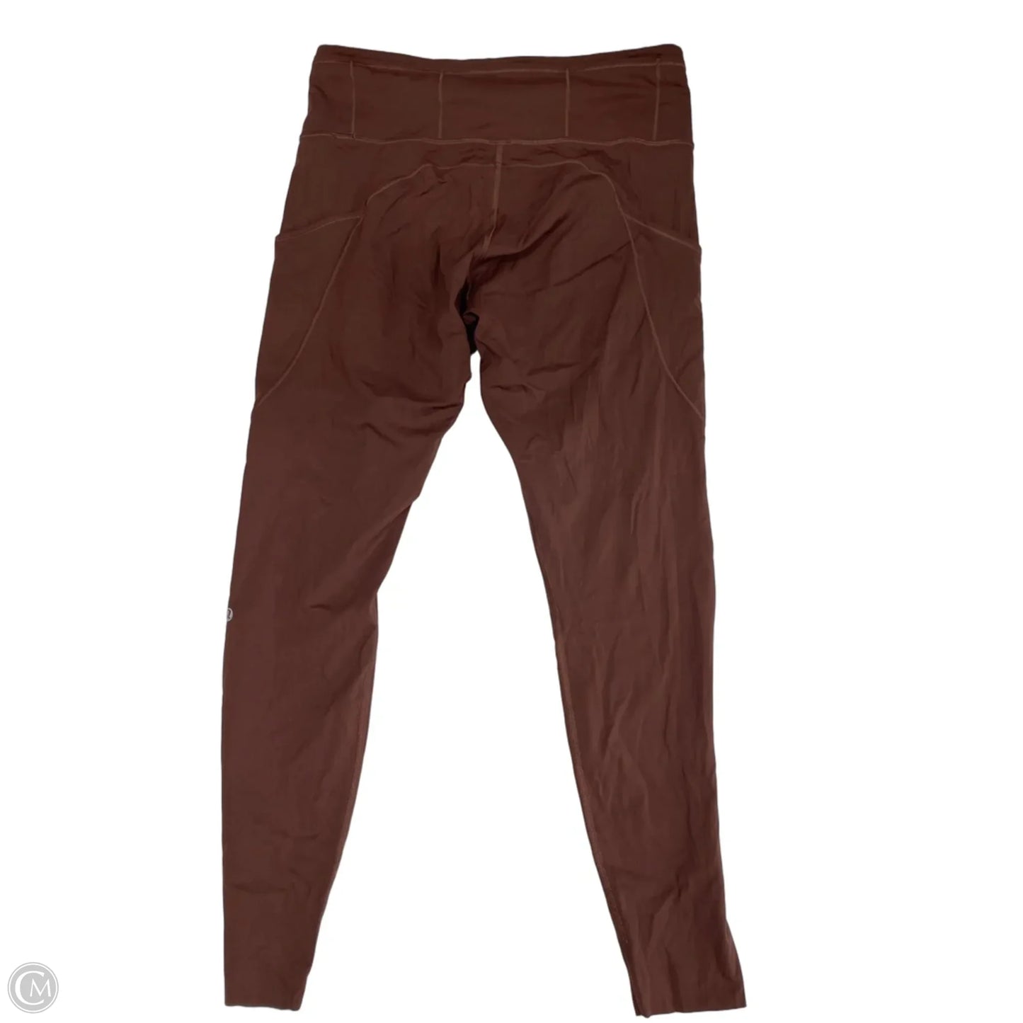 Athletic Leggings By Lululemon In Brown, Size: 12