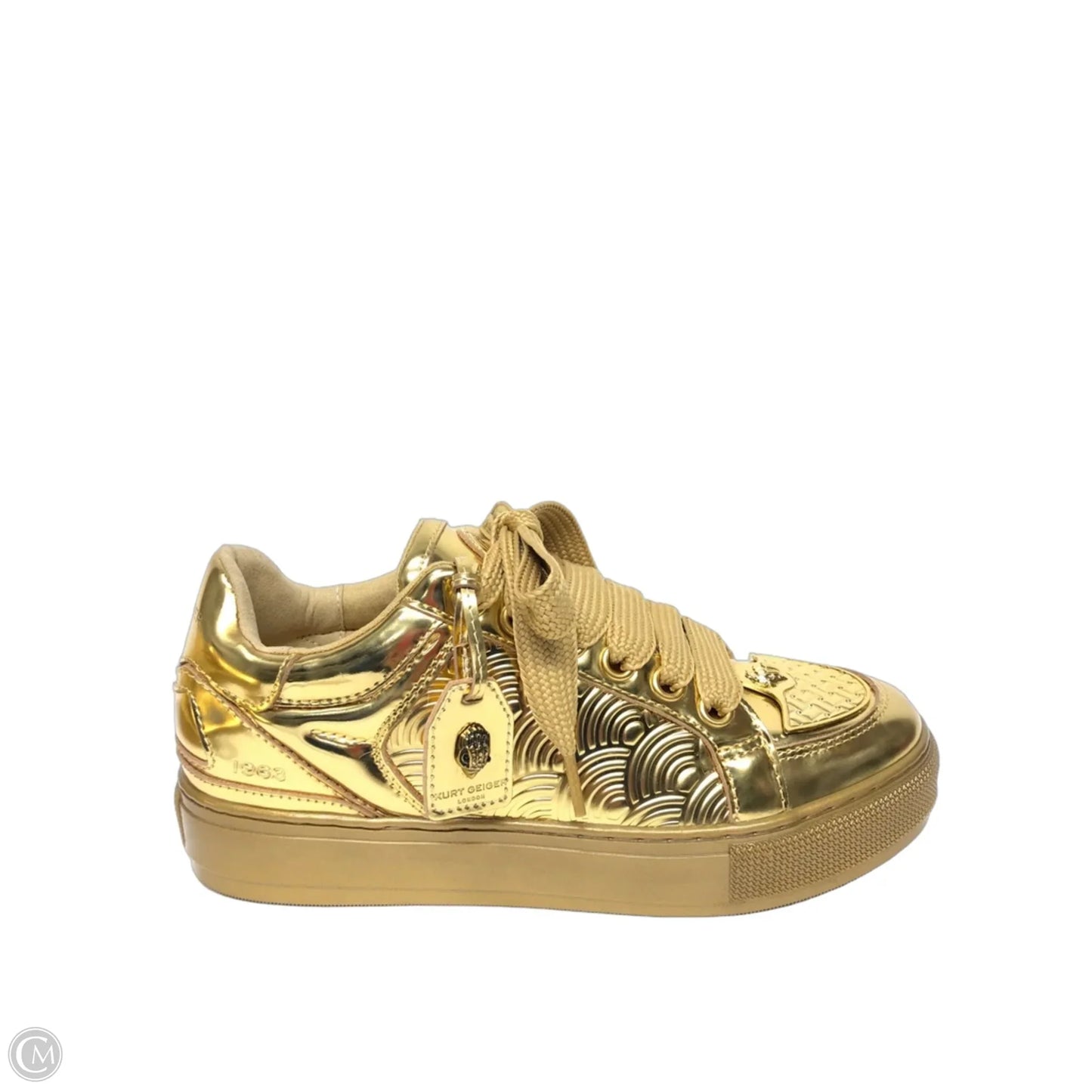 Shoes Designer By Kurt Geiger In Gold, Size: 10