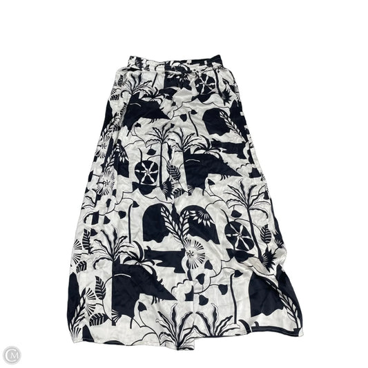 Pants Wide Leg By Nicole Miller In Black & White, Size: L