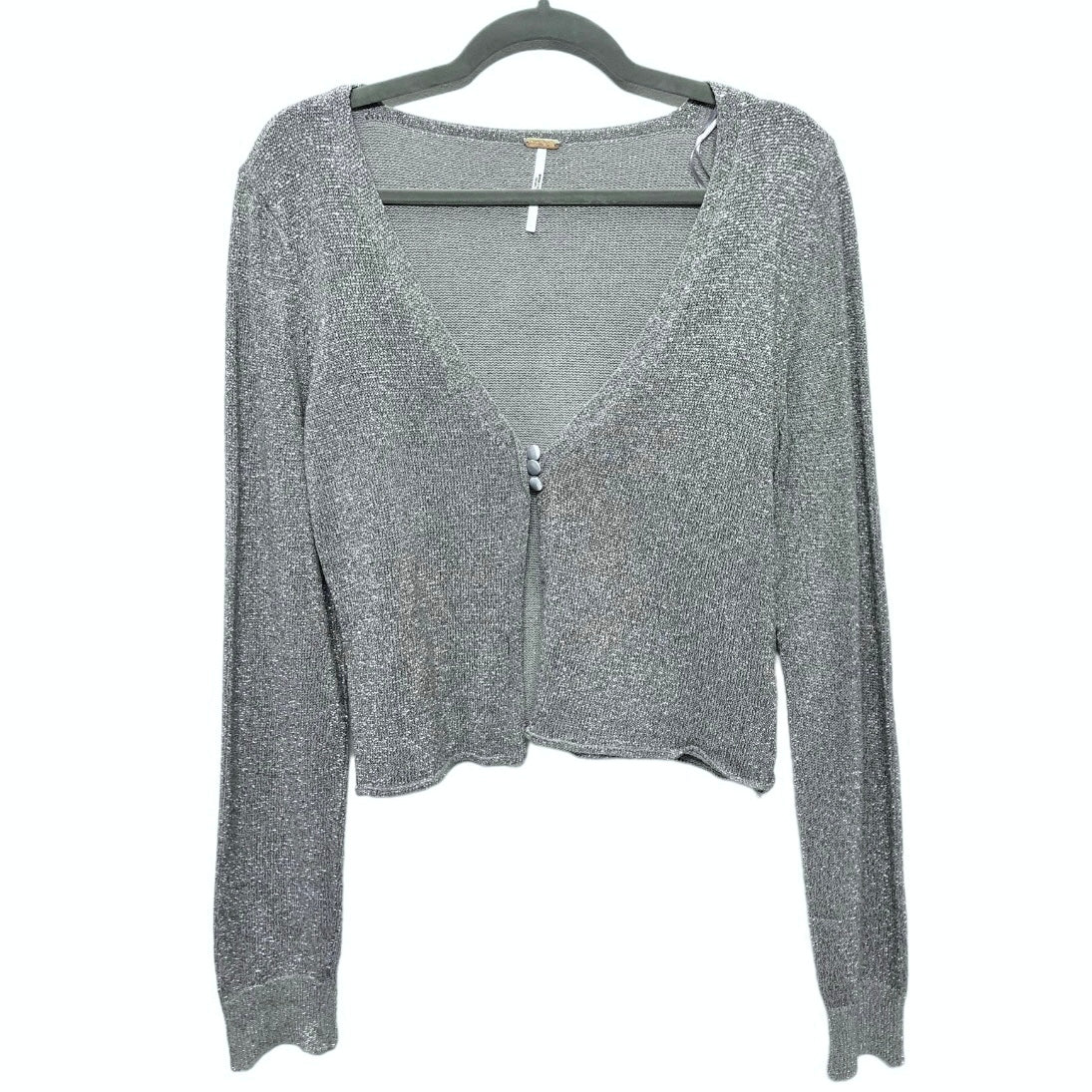 Silver Cardigan Free People, Size L