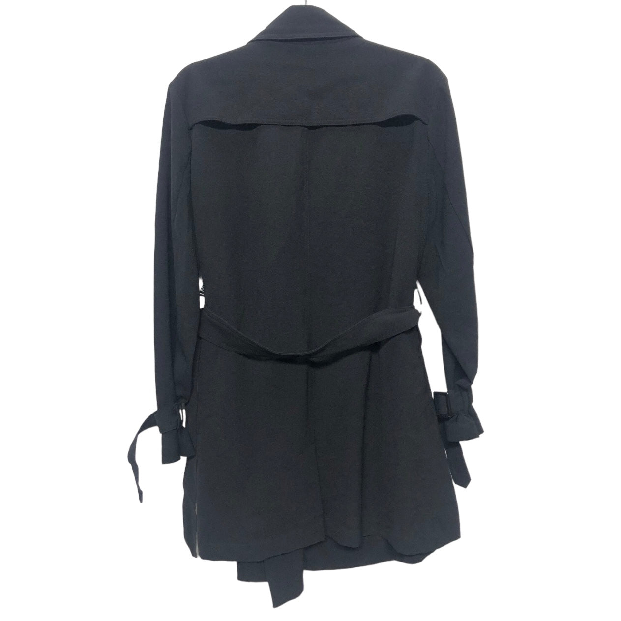 Black Coat Peacoat Linea By Louis Dellolio, Size 18