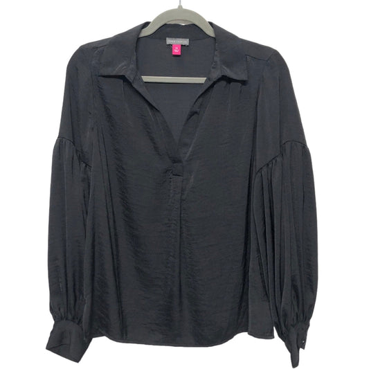 Black Blouse Long Sleeve Vince Camuto, Size Xs