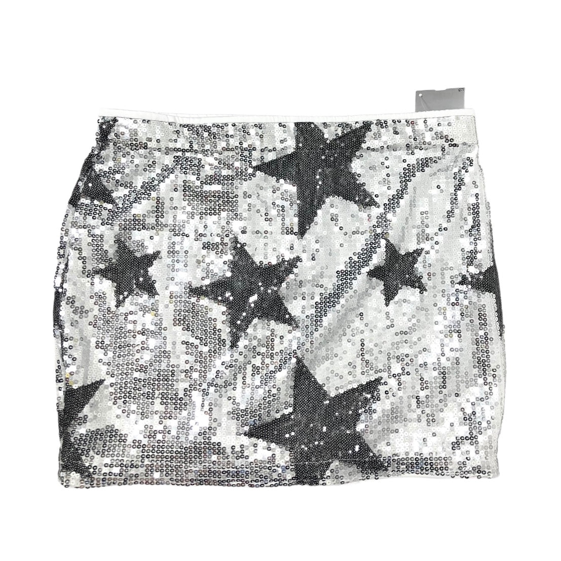 Silver Skirt Mini & Short Shein, Size 1x