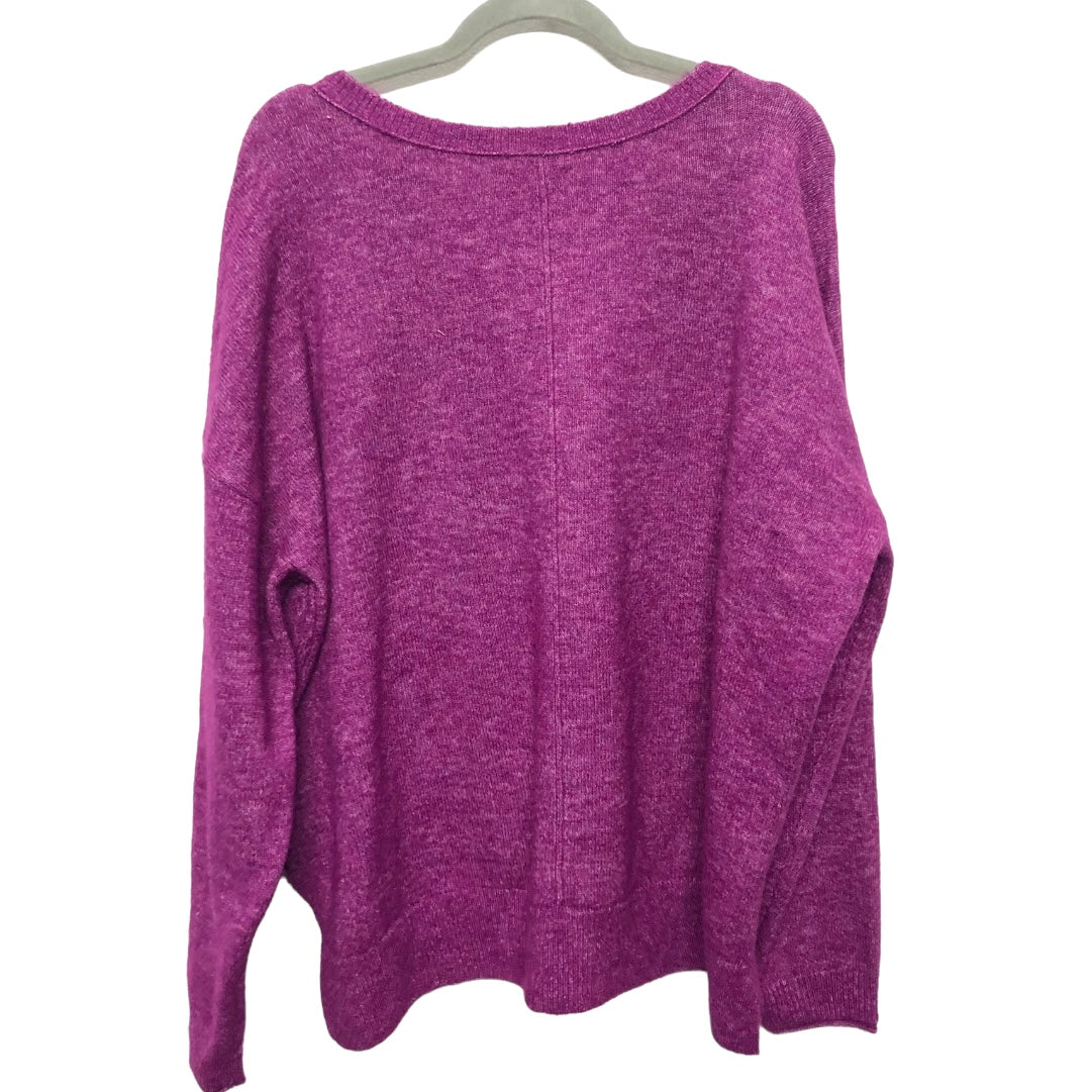 Sweater By Lucky Brand In Purple, Size: Xl