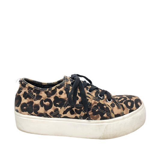 Shoes Sneakers By Steve Madden In Leopard Print, Size: 9