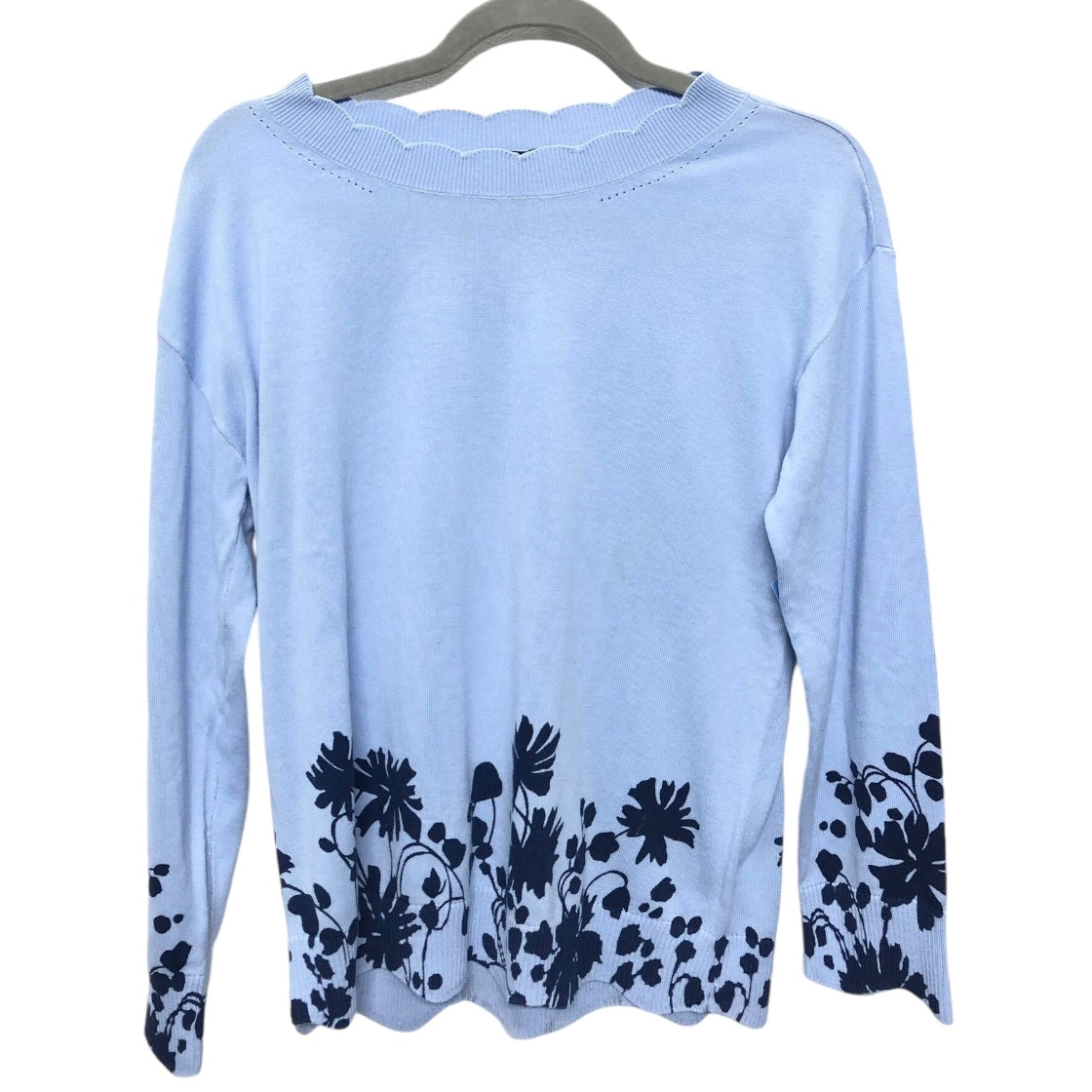 Top Long Sleeve By Talbots In Blue, Size: S