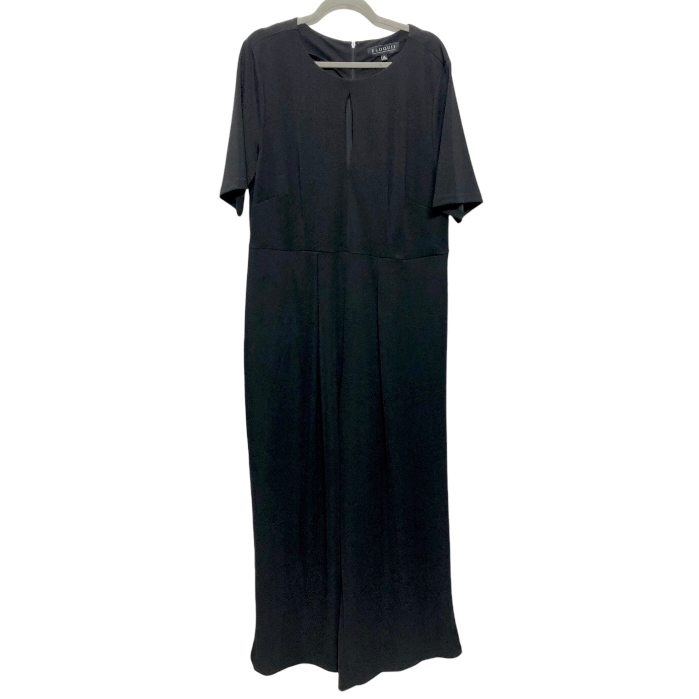 Jumpsuit By Eloquii In Black, Size: 18