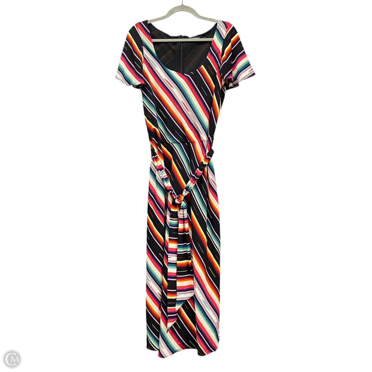 Dress Casual Midi By Lauren By Ralph Lauren In Multi-colored, Size: 8