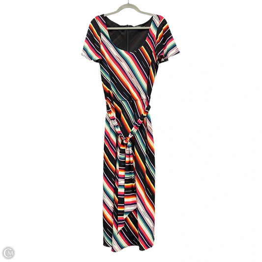 Dress Casual Midi By Lauren By Ralph Lauren In Multi-colored, Size: 8