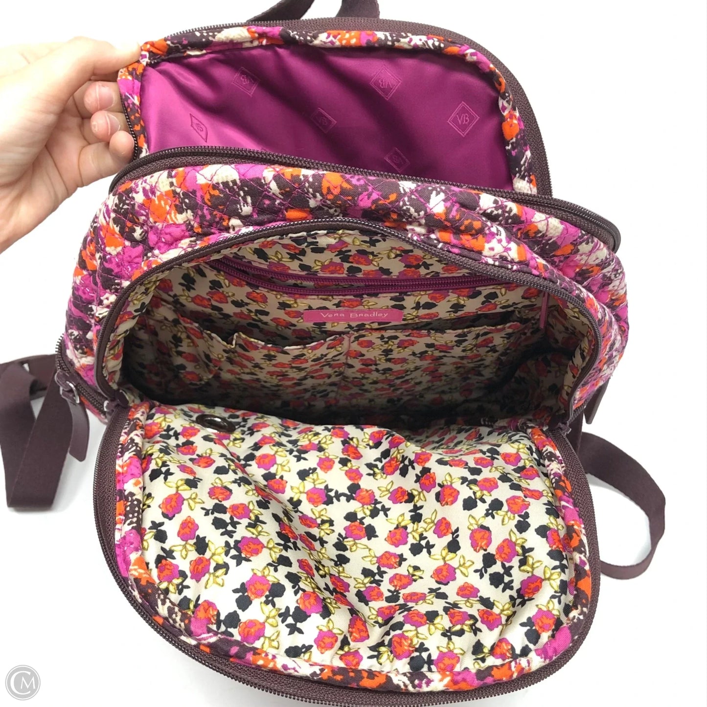 Backpack By Vera Bradley, Size: Medium