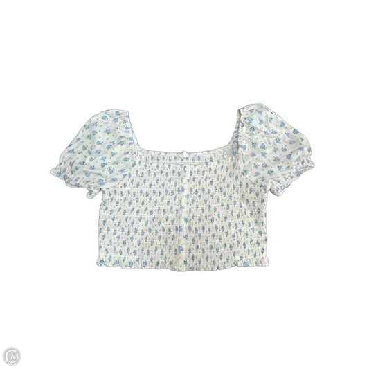 Top Short Sleeve By Aerie In Cream, Size: Xxl