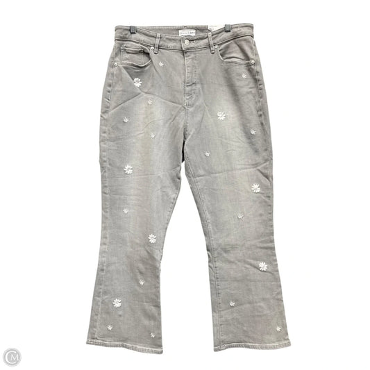 Jeans Boot Cut By Loft In Grey, Size: 12