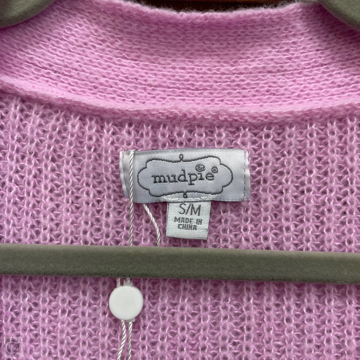 Sweater Cardigan By Mudpie In Pink, Size: M