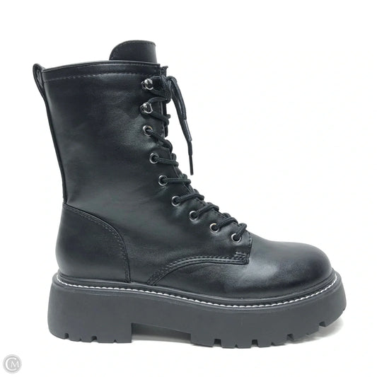 Boots Combat By Wild Fable In Black, Size: 9.5