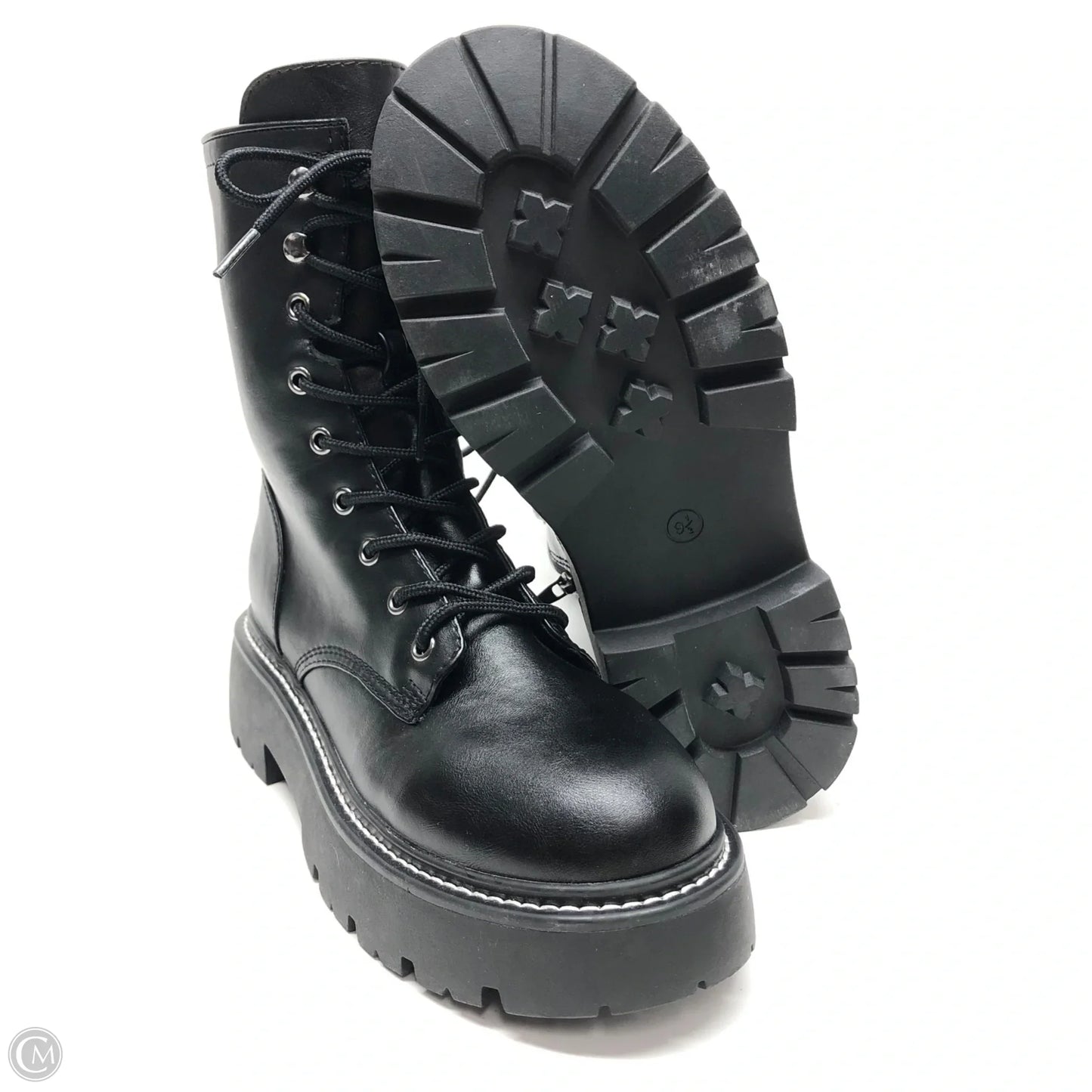 Boots Combat By Wild Fable In Black, Size: 9.5