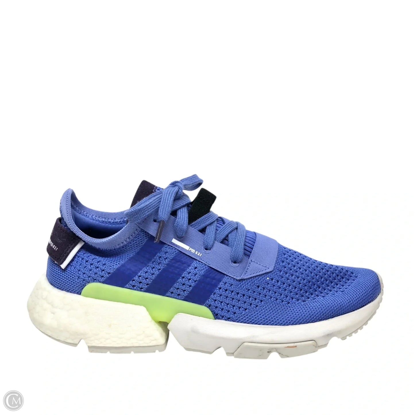 Shoes Athletic By Adidas In Blue & Green, Size: 10