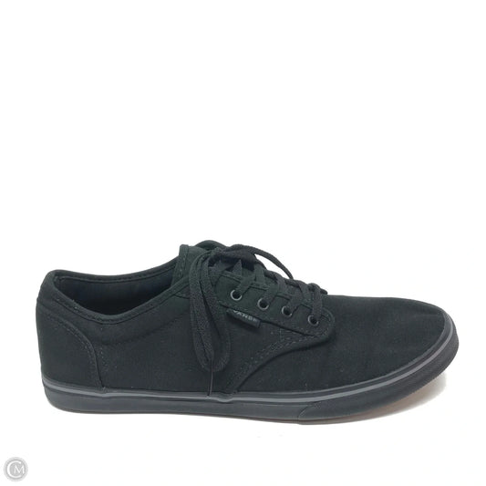 Shoes Flats By Vans In Black, Size: 9.5
