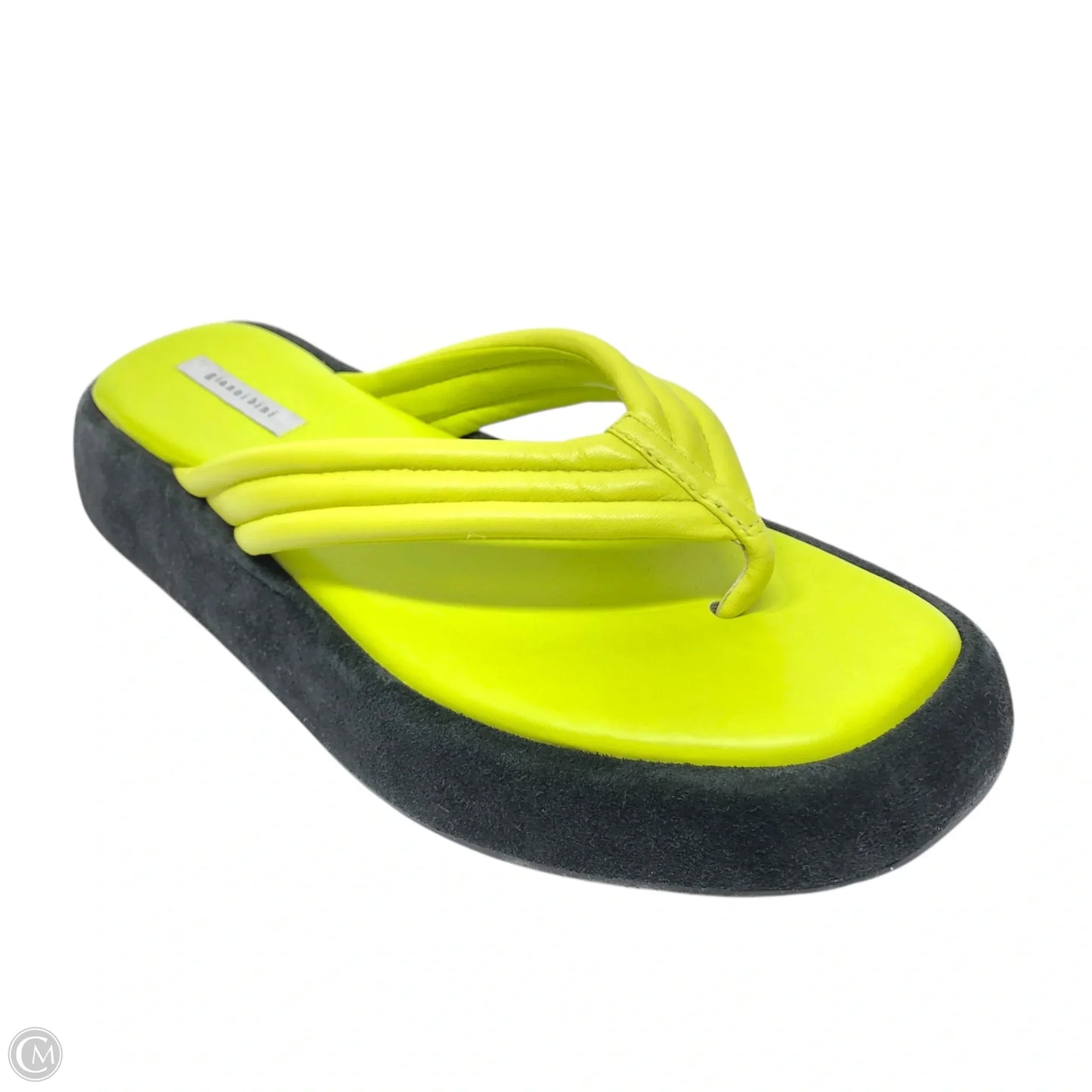 Sandals Flats By Gianni Bini In Chartreuse, Size: 10