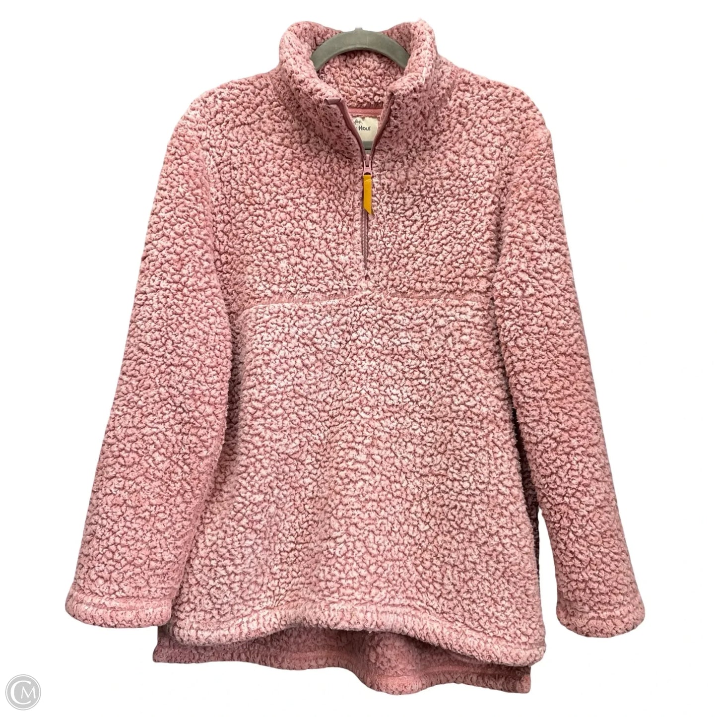 Jacket Fleece By Clothes Mentor In Pink, Size: M