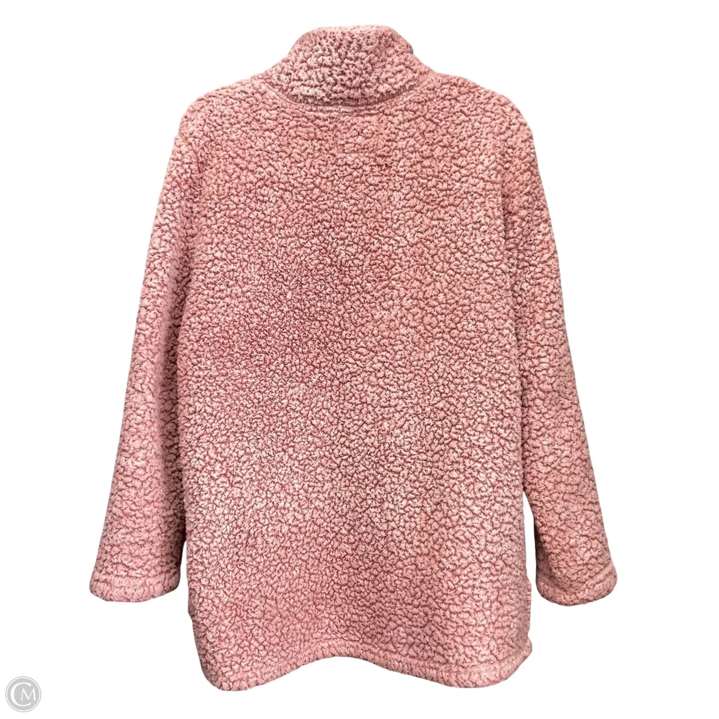 Jacket Fleece By Clothes Mentor In Pink, Size: M