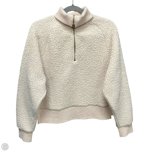 Sweatshirt Collar By Pink In Ivory, Size: M
