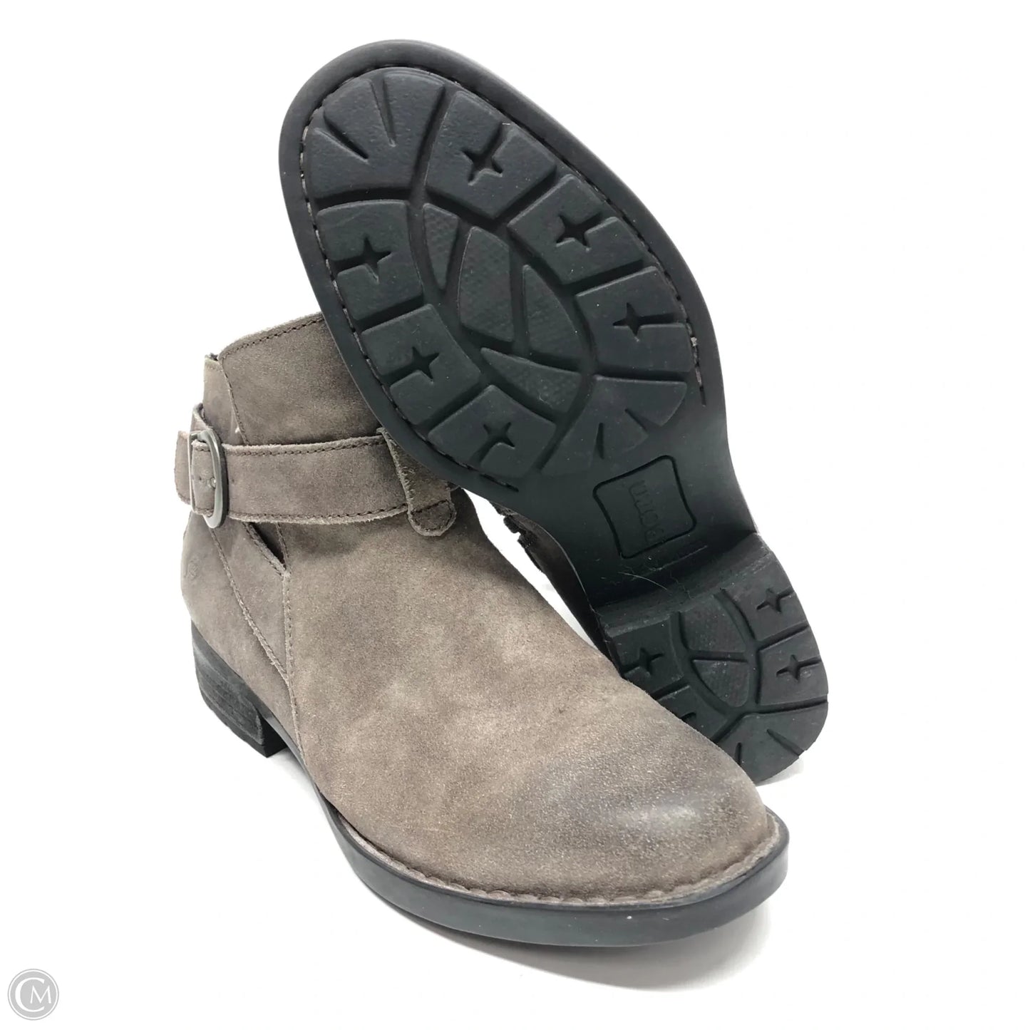 Boots Ankle Heels By Born In Grey, Size: 6