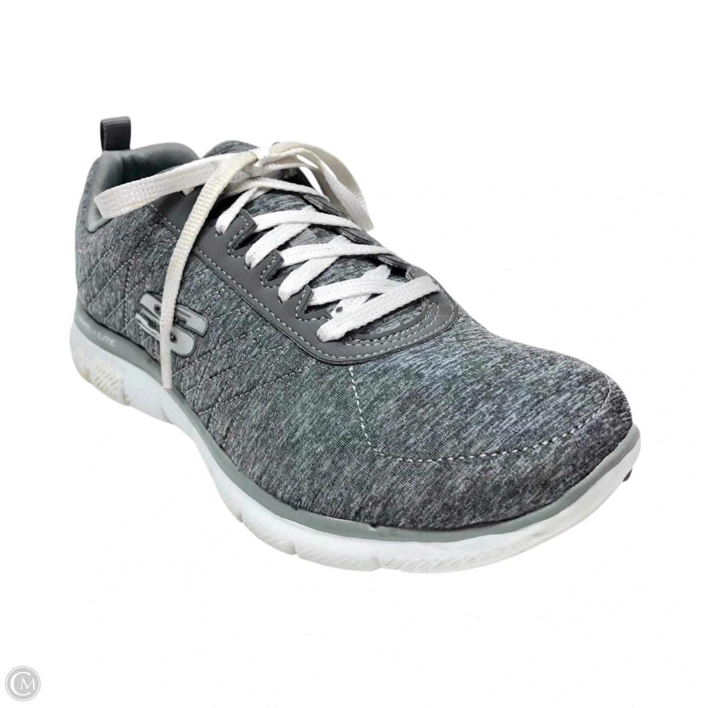 Shoes Sneakers By Skechers In Grey, Size: 6