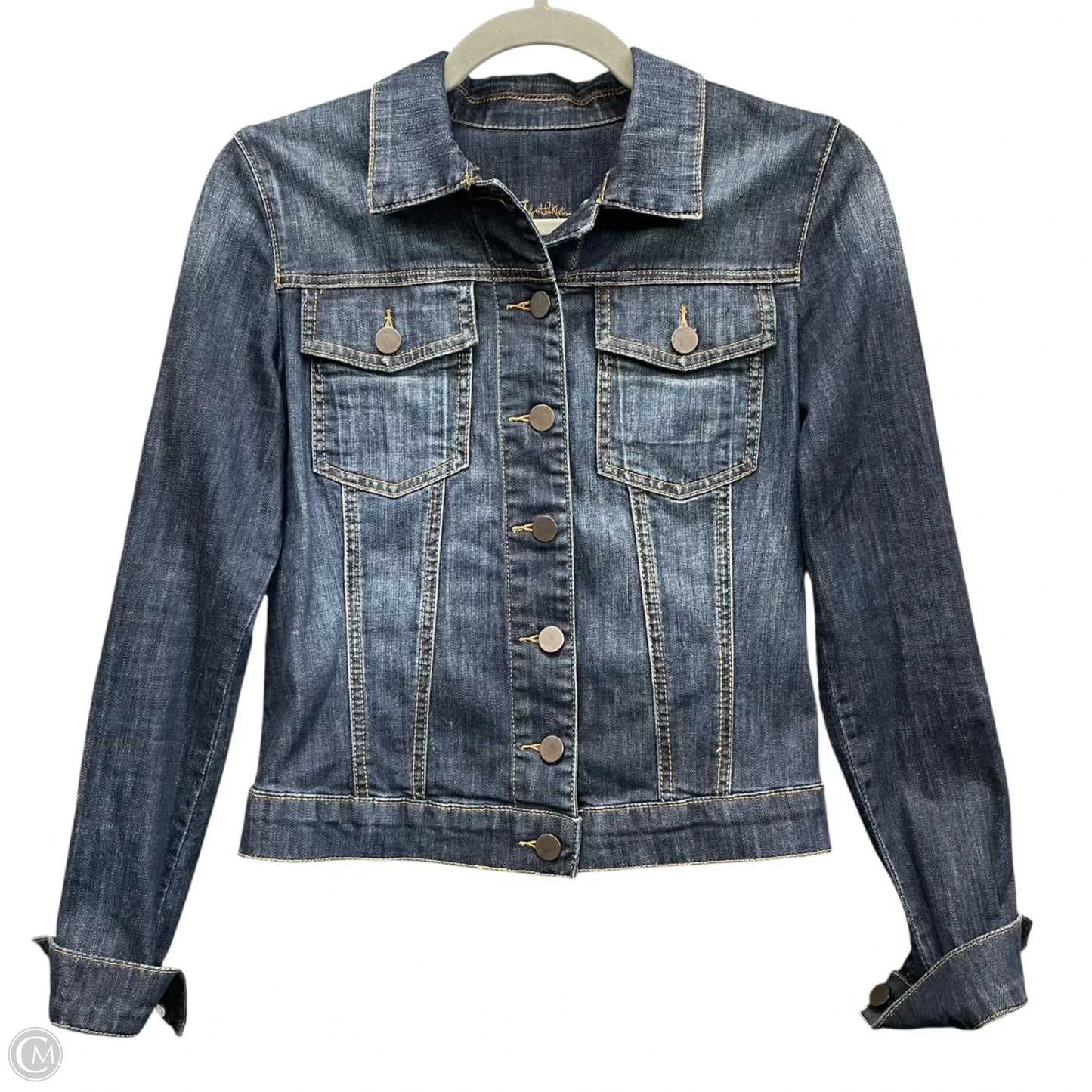 Jacket Denim By Kut In Blue Denim, Size: Xs