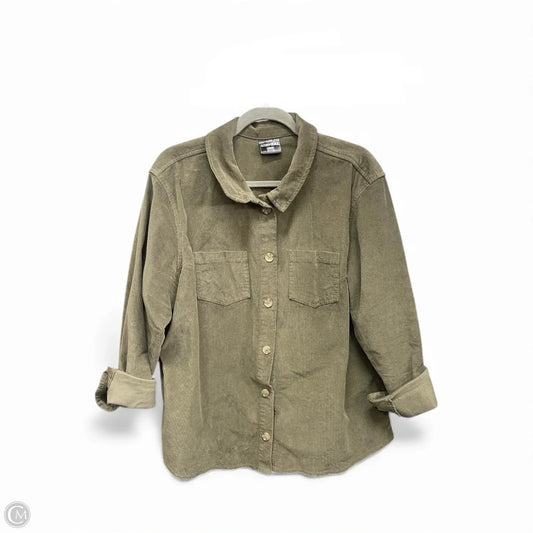 Jacket Shirt By 32 Degrees In Green, Size: Xl