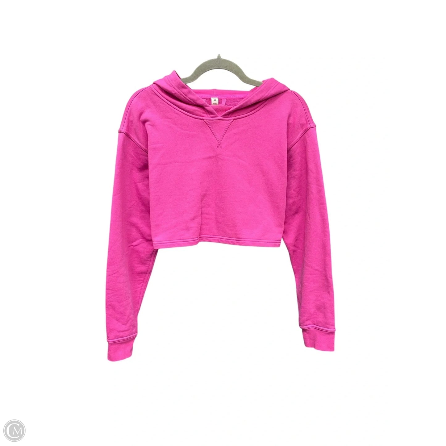 Athletic Sweatshirt Hoodie By Lululemon In Pink, Size: 6