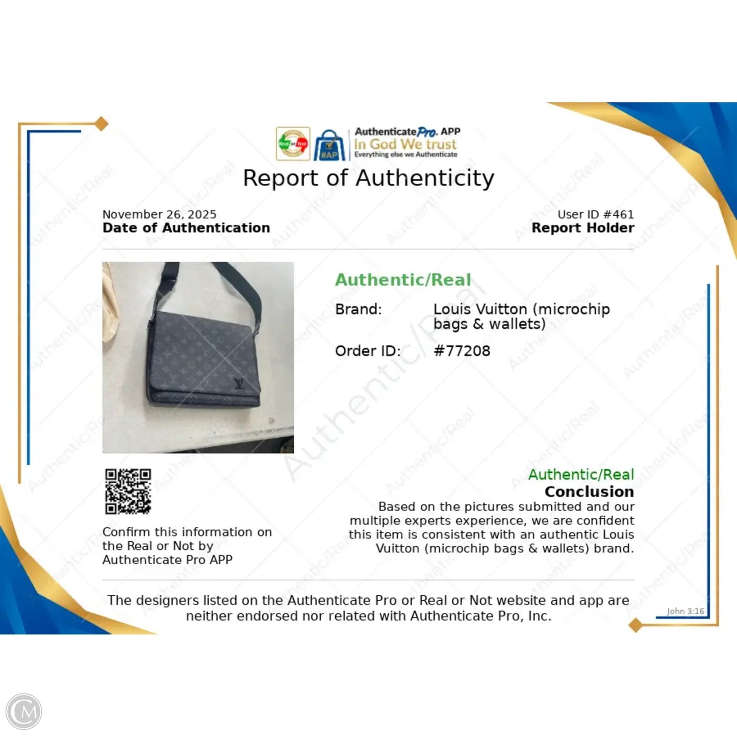 Crossbody Luxury Designer By Louis Vuitton, Size: Medium