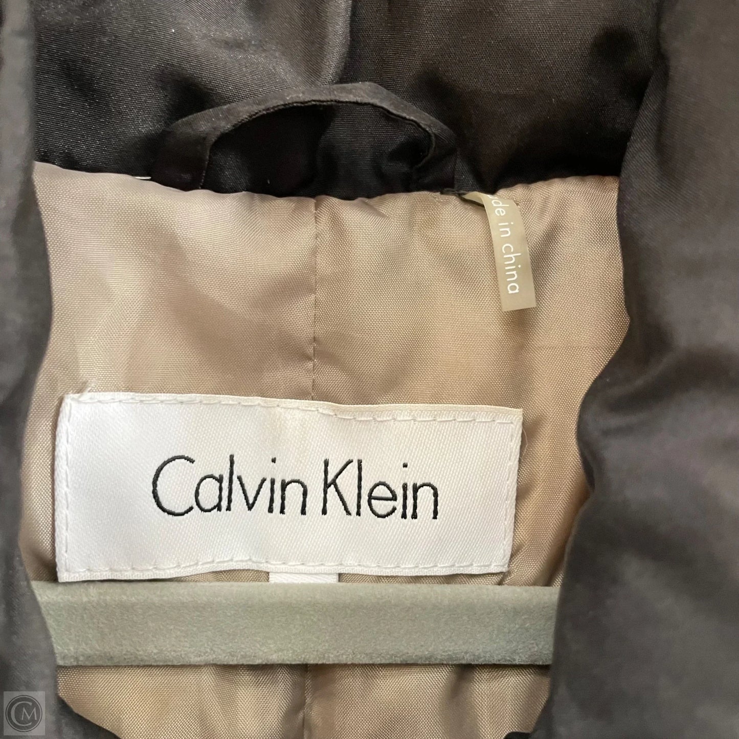 Coat Parka By Calvin Klein In Black, Size: 2x