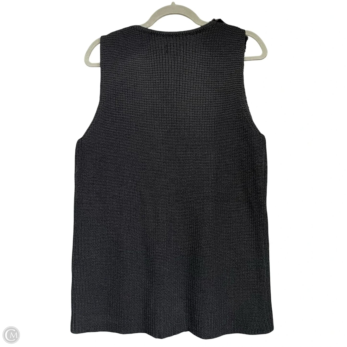 Vest Other By Liz Claiborne In Black, Size: L