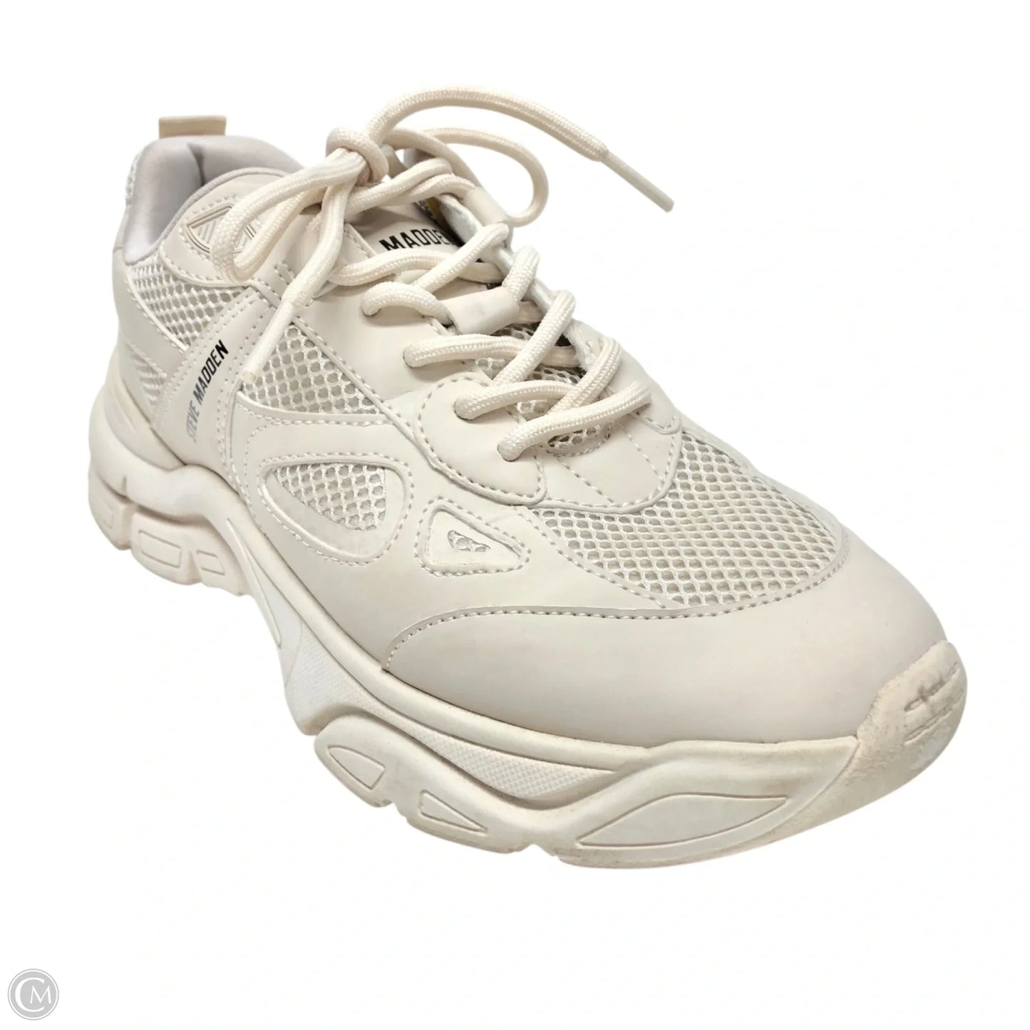 Shoes Sneakers By Steve Madden In Cream, Size: 9