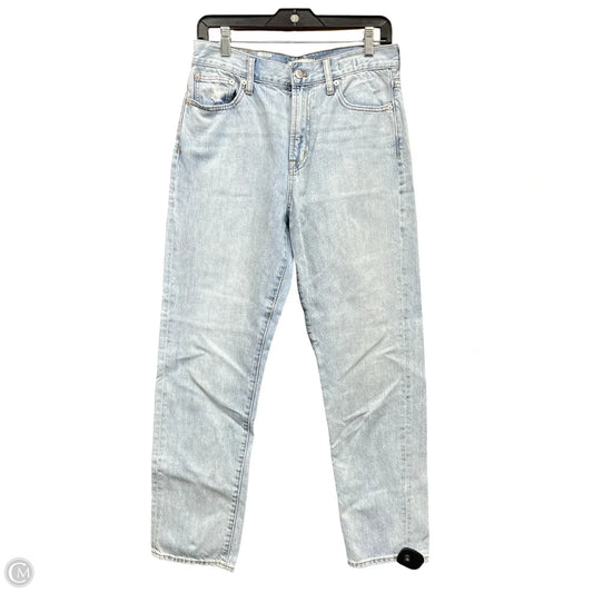 Jeans Straight By Madewell In Blue Denim, Size: 6