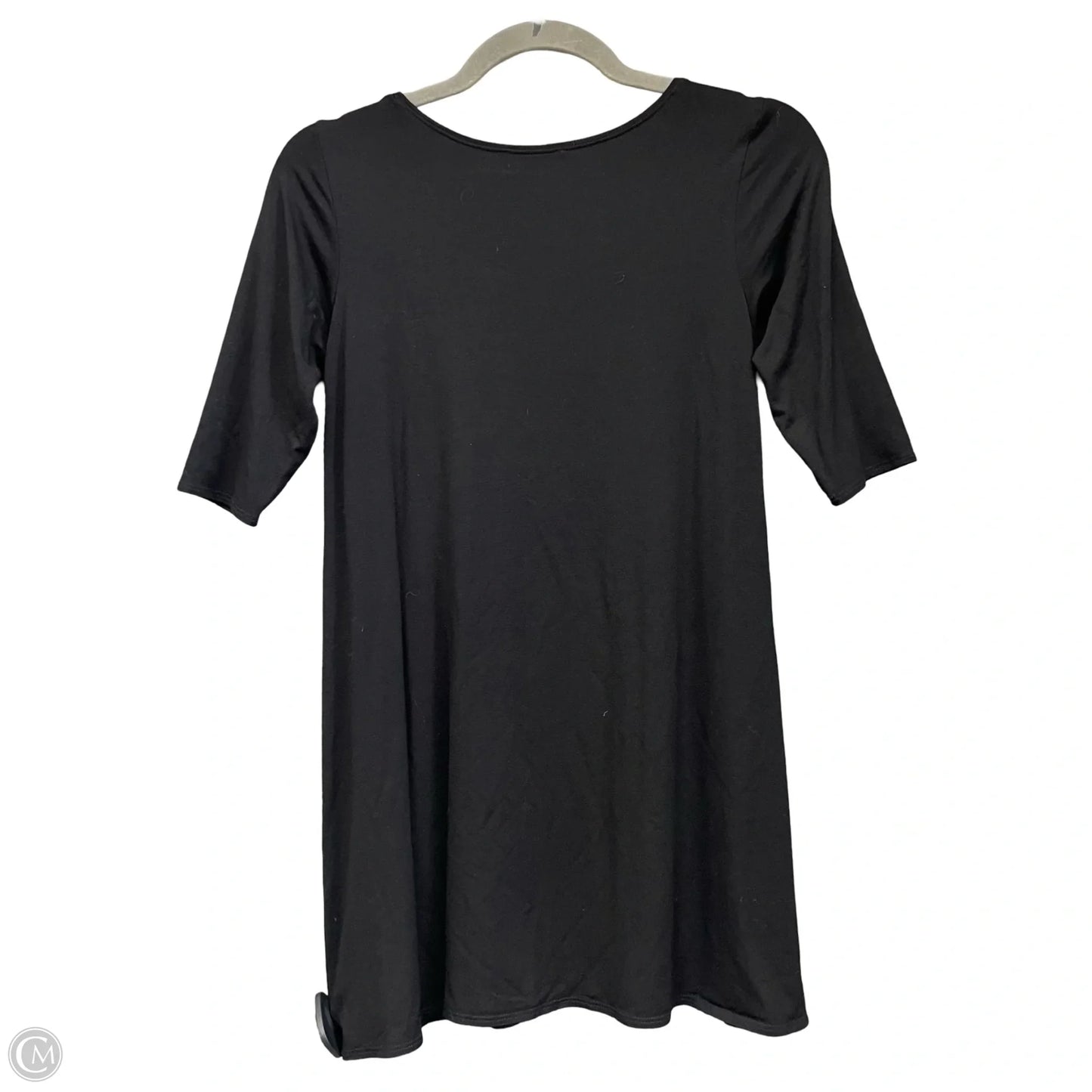 Tunic Short Sleeve By Eileen Fisher In Black, Size: Xs