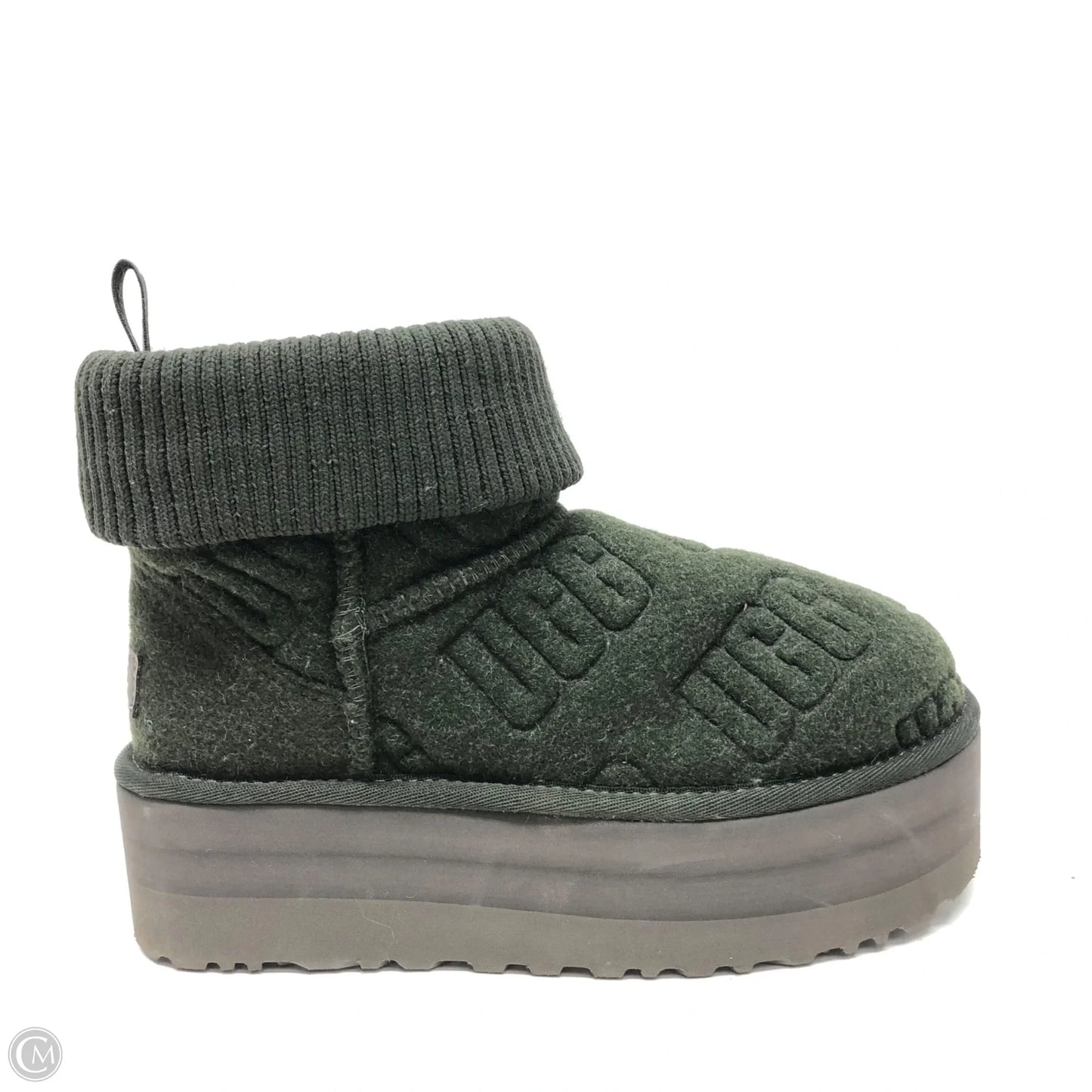 Boots Designer By Ugg In Green, Size: 6