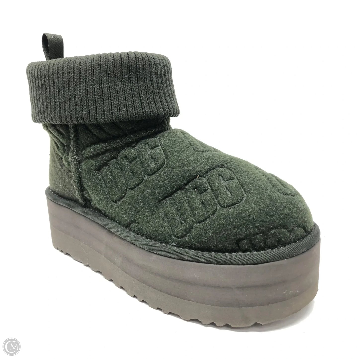 Boots Designer By Ugg In Green, Size: 6