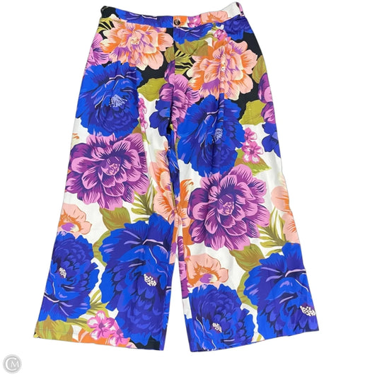 Pants Wide Leg By Shein In Blue & Orange, Size: 2x