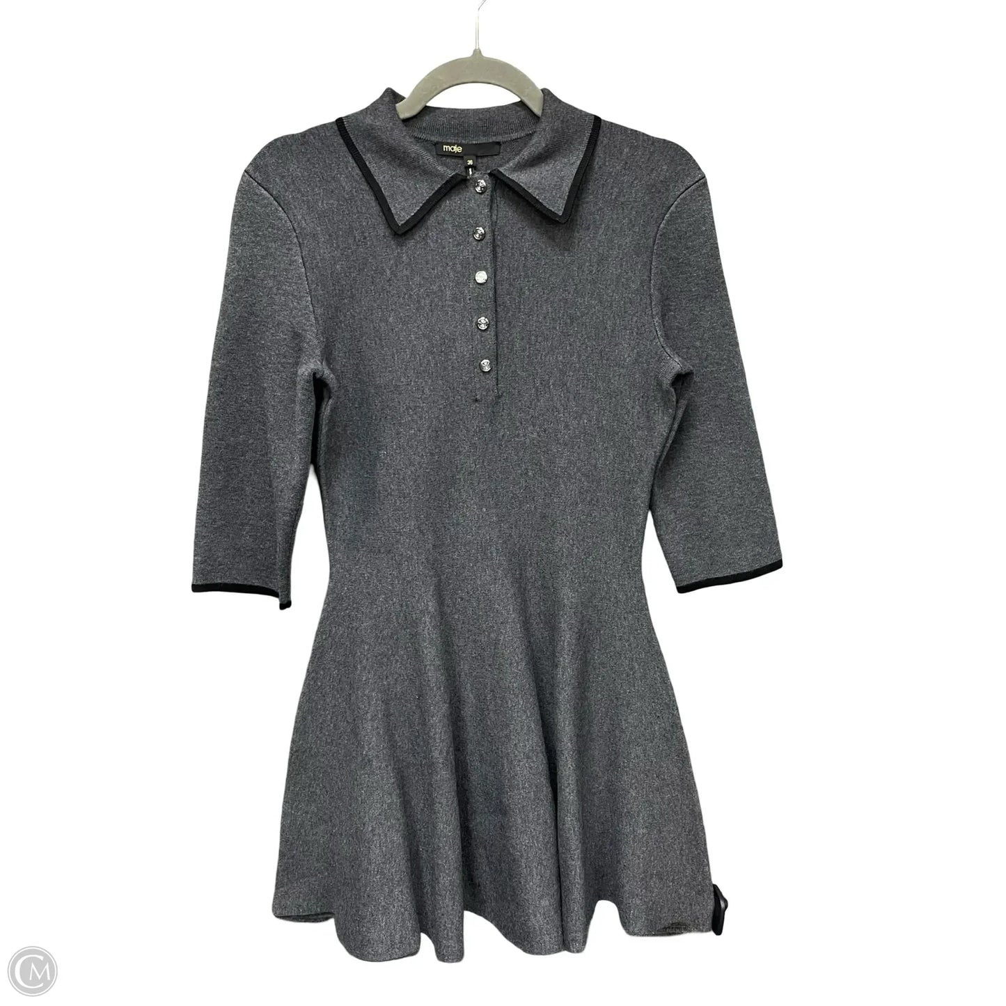 Dress Casual Short By Cma In Grey, Size: 4