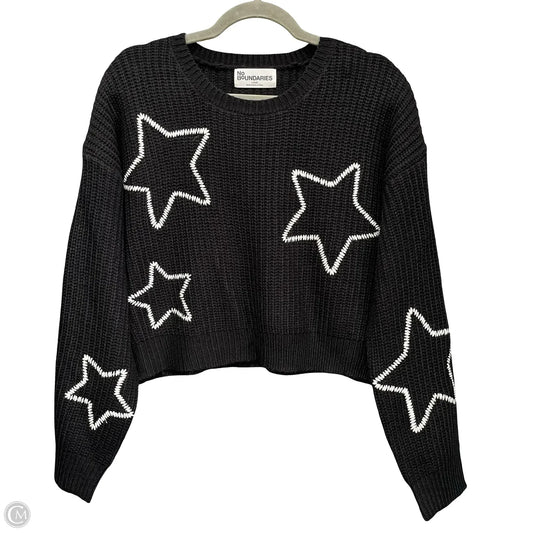 Sweater By No Boundaries In Black & White, Size: L