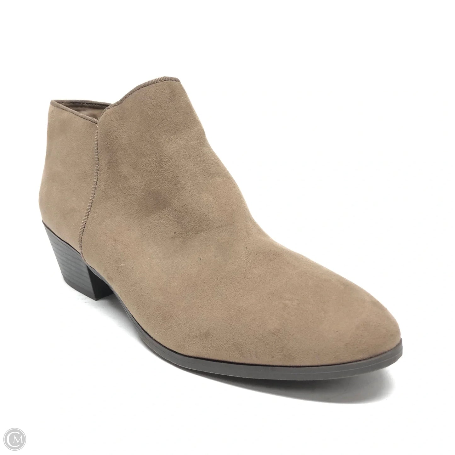Boots Ankle Heels By Style And Company In Beige, Size: 8.5