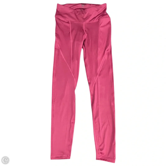 Athletic Leggings By Reebok In Maroon, Size: S