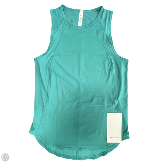 Athletic Tank Top By Lululemon In Green, Size: 4